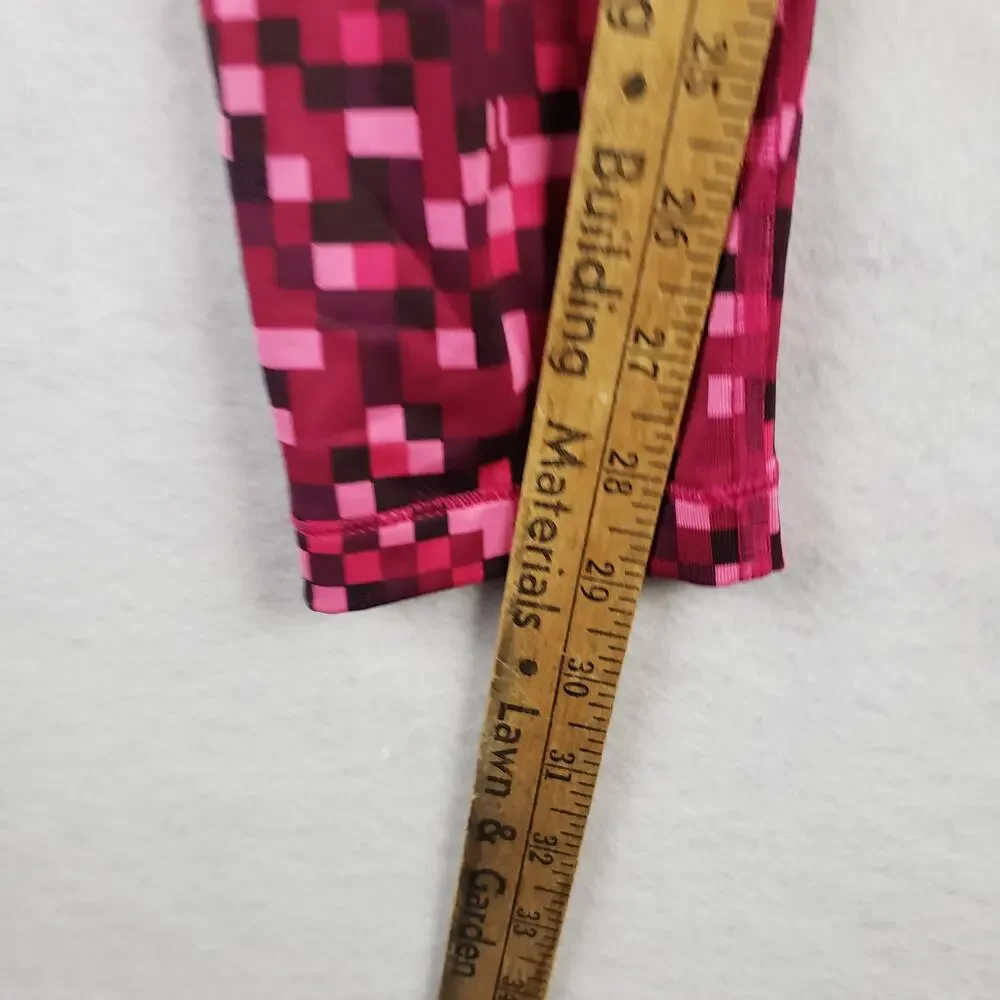 Nike Pro Women's L Dri Fit Athletic Leggings Hot‎ Pink Pixel Print Urban Camo